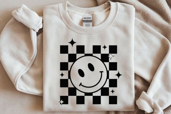 Checkered Happy Face SVG PNG Review
