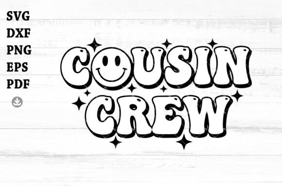 Cousin Crew Svg, Cousin Crew Happy Face Review