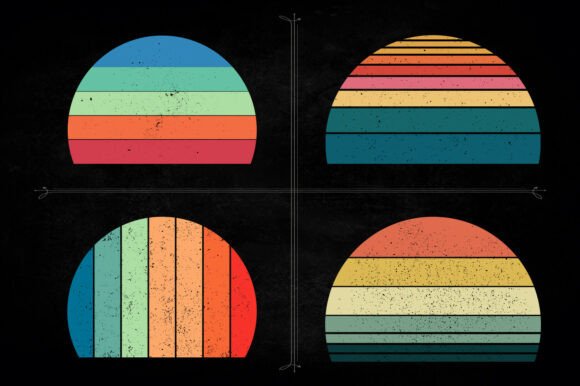 Half Circle Graphic Shapes SVG Design Review
