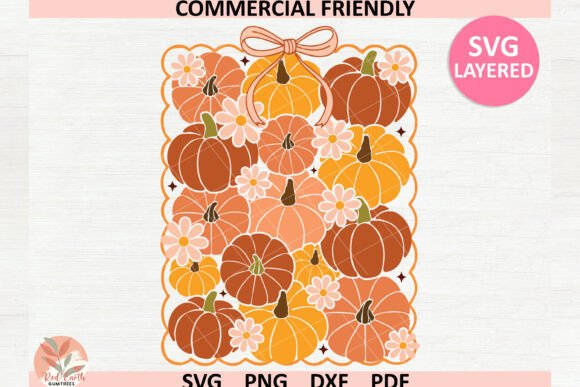 Retro Floral Coquette Pumpkins SVG Review