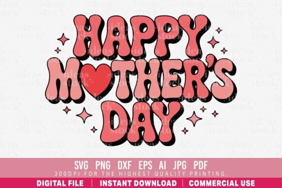 Retro Happy Mother’s Day SVG Design Review