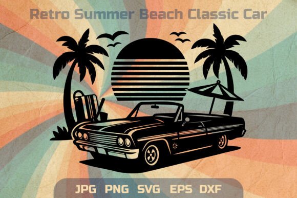Retro Summer Beach Classic Car-v1 Review
