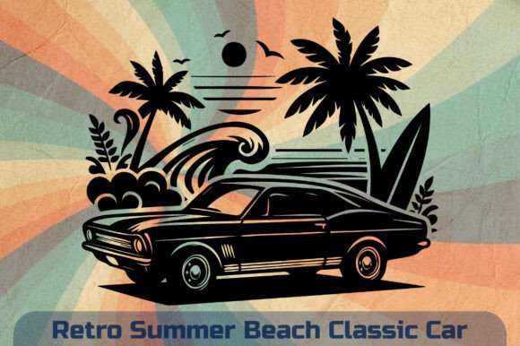 Retro Summer Beach Classic Car-v5 Review