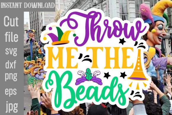 Throw Me the Beads SVG Cut File: A Designer’s Review