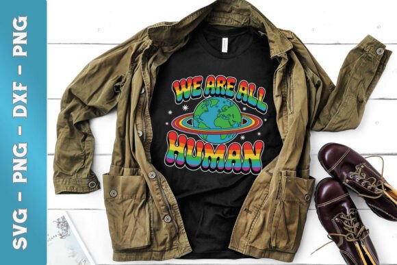 We Are All Human Retro Love LGBT SVG Review